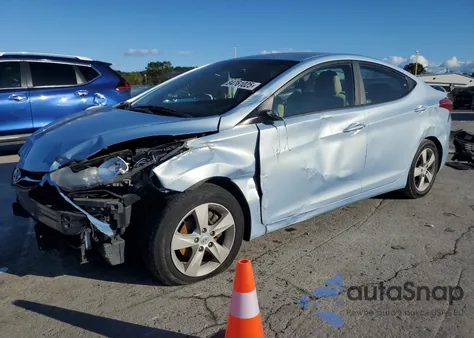 2011 Hyundai Elantra Gls из США, поврежденный, VIN KMHDH4AE3BU122533